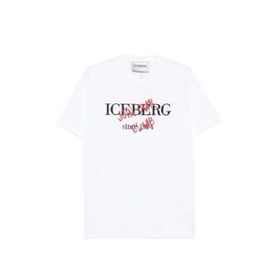 Iceberg White T-Shirts & Vests - T-Shirts Men